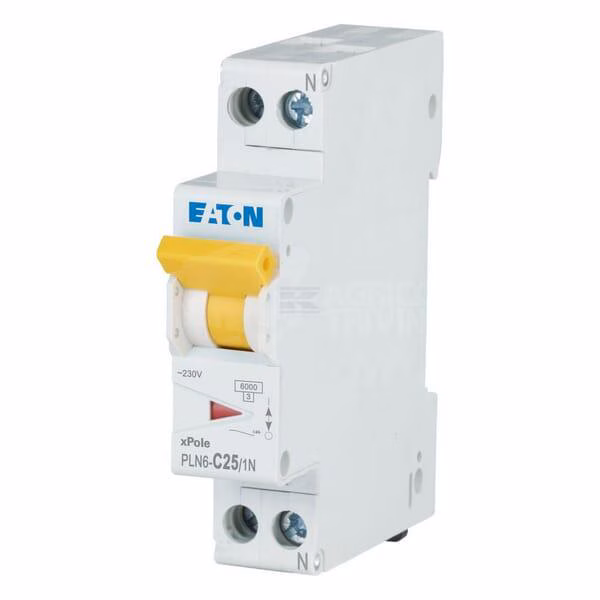Miniature circuit breaker 25A,1P+N,C 3 Miniature circuit breaker 25A,1P+N,C