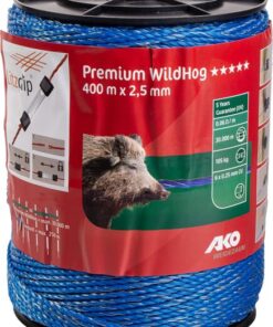 Premium WildHog polywire 6x0.25, Cu blue, 400m