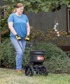Push fertiliser spreader 22l