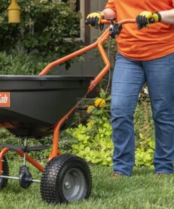 Esparcidor de fertilizante de empuje 50kg 12 Push fertiliser spreader 50kg