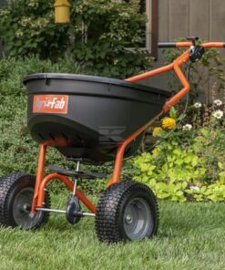 Esparcidor de fertilizante de empuje 50kg 14 Push fertiliser spreader 50kg