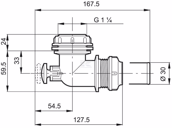 Grifo descarga válvula 1 1/4" 3 Grifo descarga válvula 1 1/4"