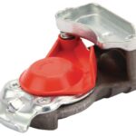 Cabezal de acoplamiento abierto M22x1,5 rojo