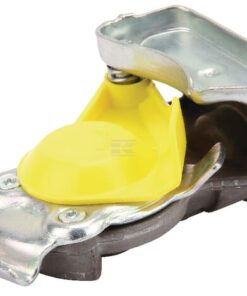 Cabezal de acoplamiento abierto M22x1,5 amarillo