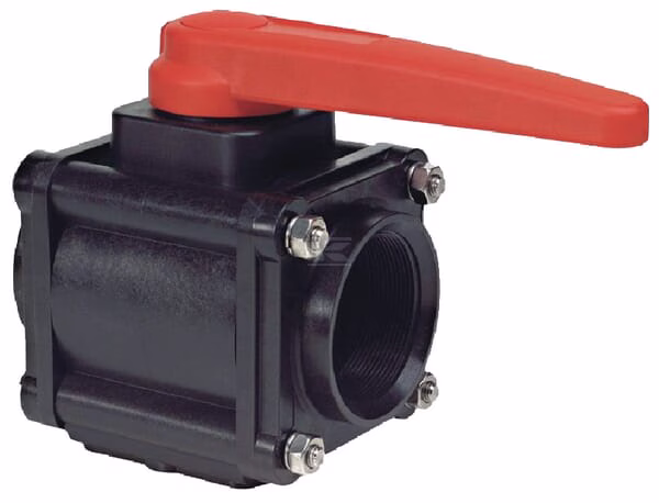 Válvula esférica 2 vías 2" F 1 Válvula esférica 2 vías 2" F