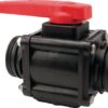 Llave de paso de esfera de inoxidable, 2 vías T9M