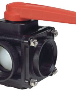 Llave esférica 3 vías 1 1/4"
