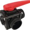 Llave esférica de 3 vías T9