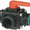 Llave esférica de 3 vías T9