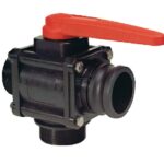 Válvula esfé. 3 vías 1 1/2" M