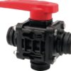Llave esférica de 3 vías T6 12 Llave esférica de 3 vías T6