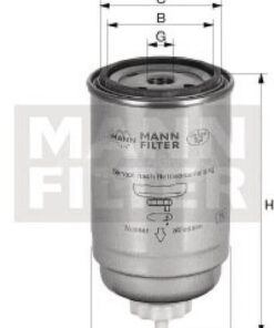 Filtro intercamb. combustible