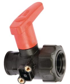 Llave esf. 1 1/4" 2 v. + ala.