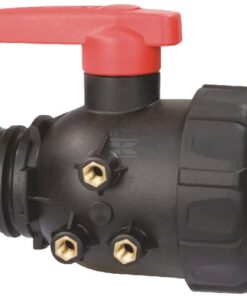 Llave de paso esférica T6, 2 vías