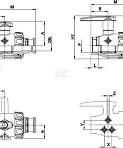 Llave esf. 2" 2 v.