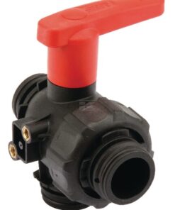 Llave de paso esférica T5, 3 vías con exxtensión