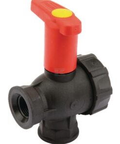 Llave esf. 1/2" 3 v. + ala.