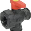 Llave esf. 1/2" 3 v., continua