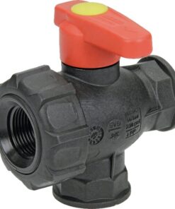 Llave esf. 1/2" 3 v., continua