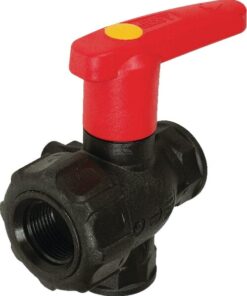 Llave esf. 1" 3 v. + ala.