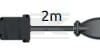 Cable adaptador monitor-UCS 2m