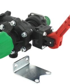 Válvula de control principal con válvula de alivio de presión ajustable
