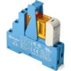 Interfaz relé Mod. borne tornillo 2CO 8A/24V AC/Agni/LED/varistor