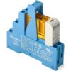 Interfaz relé Mod. borne tornillo 2CO 8A/230V AC/Agni/LED/varistor