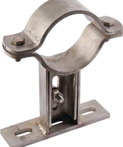 Abrazadera de pared 100 mm RVS