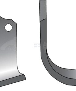 Cuchilla rotavator 60 mm 12 mm de grosor, válida para Agria