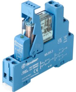 Rel.interface Mod. screw terminal 1CO 10A/12V DC/Agni/LED/diode