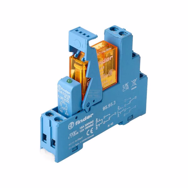 Interfaz relé Mod. borne tornillo 2CO 8A/230V AC/Agni/LED/varistor 1 Interfaz relé Mod. borne tornillo 2CO 8A/230V AC/Agni/LED/varistor