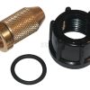 Conector acodado con junta tórica, plástico