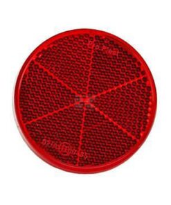 Reflector redondo rojo
