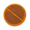 Reflector round amber