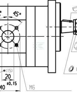 Bomba hidráulica de engranajes AZPF-12-005RSA20MB Bosch Rexroth 7 Bomba hidráulica de engranajes AZPF-12-005RSA20MB Bosch Rexroth
