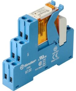 Interfaz relé Mod. borne tornillo 2CO 8A/24V AC/Agni/LED/varistor