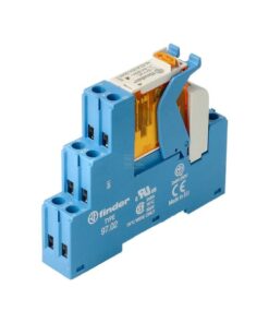Interfaz relé Mod. borne tornillo 2CO 8A/24V AC/Agni/LED/varistor