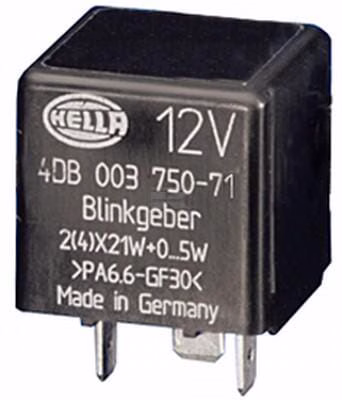 Relé intermitente 12 V 3 pat. 4 Relé intermitente 12 V 3 pat.