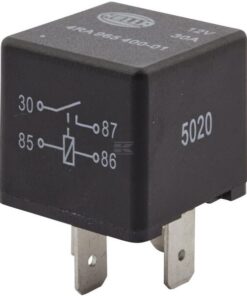 Relé corriente trab. 12V 30A Hella