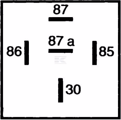 Relé 9 Relé 12 V 5 polos 20/30A