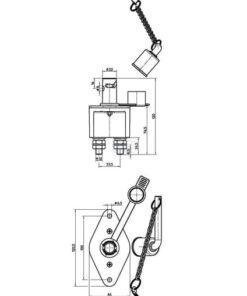 Interruptor principal de batería con llave de corte de uso industrial