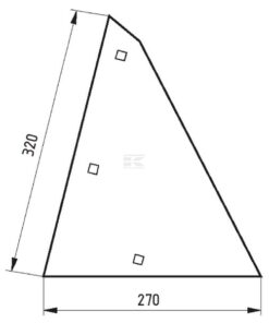 Mouldboard breast B-200