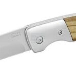 Cuchillo de una hoja LEO 200, mango madera de olivo, Richartz