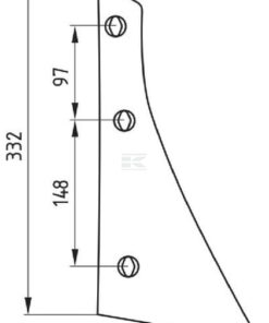 Breast plate right type 9