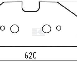 Landside reversible short 8-9-14-20-28 type 30