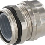 Racor atorn. cables latón M32