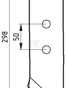 Point reversible right UN400+WY400