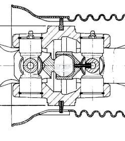 Nudo homocinético CV, completo 50°, series W
