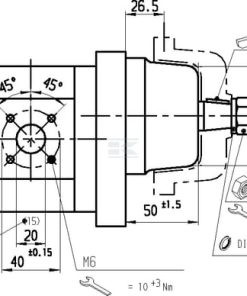 Bomba hidráulica de engranajes AZPF-10-019RSG20MB Bosch Rexroth